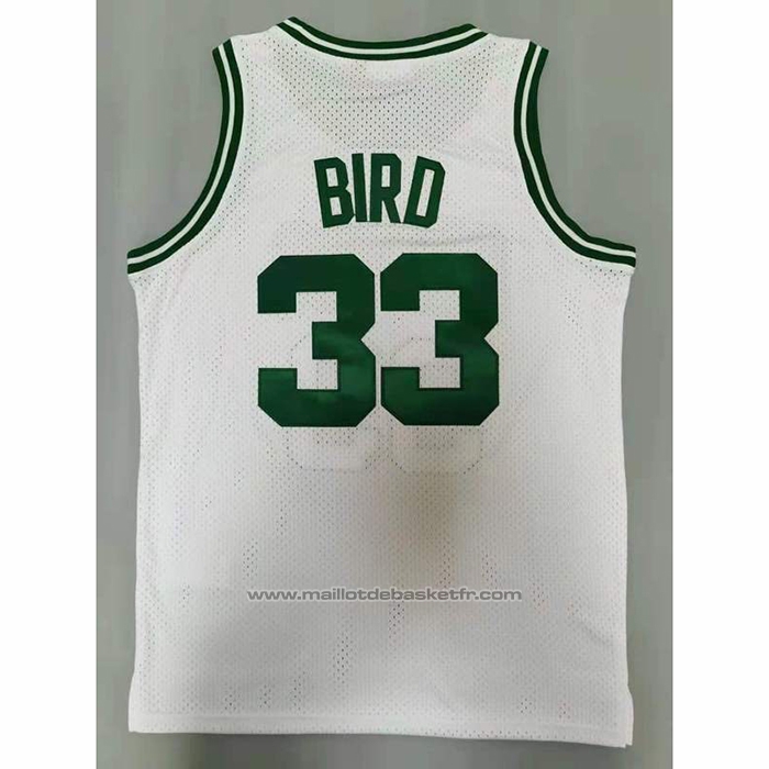 Maillot Boston Celtics Larry Bird #33 Mitchell & Ness 1985-86 Blanc